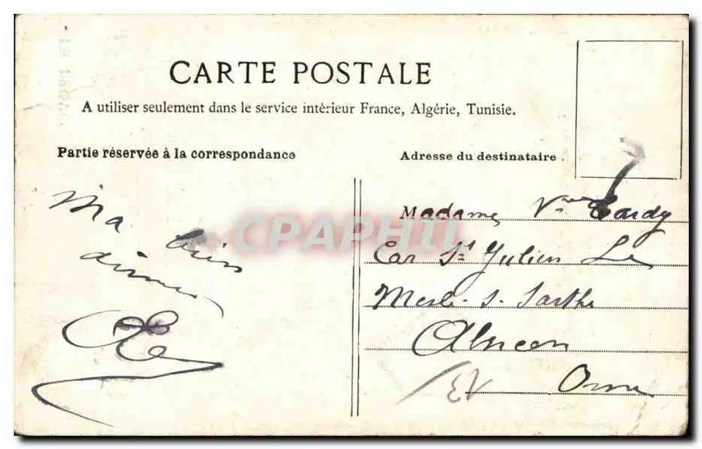 Frau in einem Rüschenkleid — Provence — Photo-ateliers Baudouin, Marseille - Rückseite