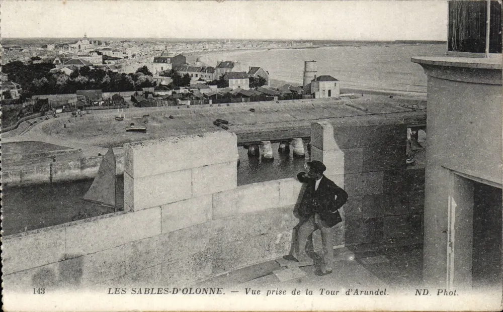 Les Sables-d'Olonne — Blick von der Arundel-Turm — ND. Fotografie - Vorderseite