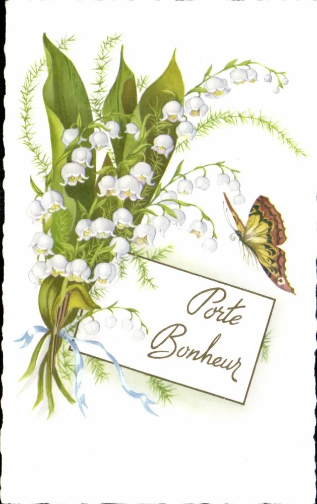Büschel von Mohnblumen — Glückstür — M.D. Paris, Serie Nr. 3615 - Vorderseite