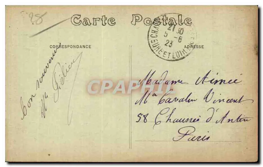 Châteaudun — As 200 Escadas — Editor Châteaudun, n°64 - Verso