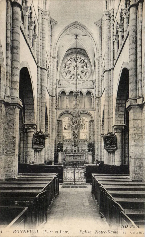 Bonneval (Eure-et-Loir) — Chiesa di Nostra Signora, il Cappellano — ND Phot. - Recto