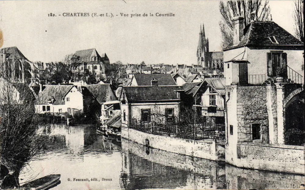Chartres (E.-et-L.) — Ansicht vom Courtille — G. Foucault, Verlag, Dreux - Vorderseite