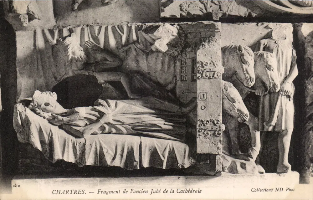 Chartres — Fragment des alten Chorschirms der Kathedrale — Collections ND Phot - Vorderseite