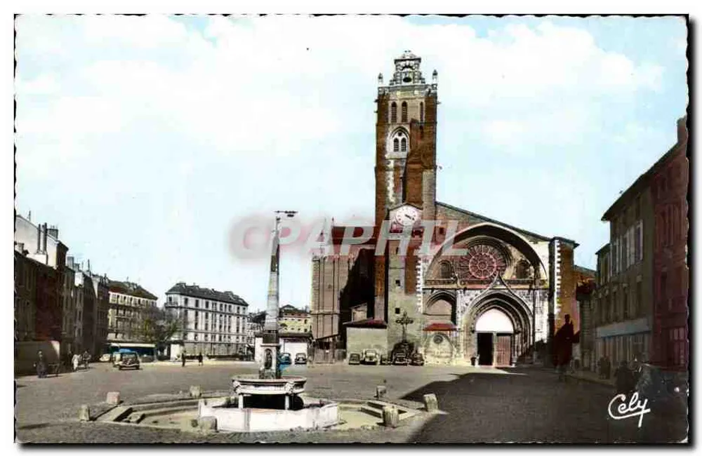 Toulouse — Place Saint-Etienne mit Kathedrale — Cely - Vorderseite