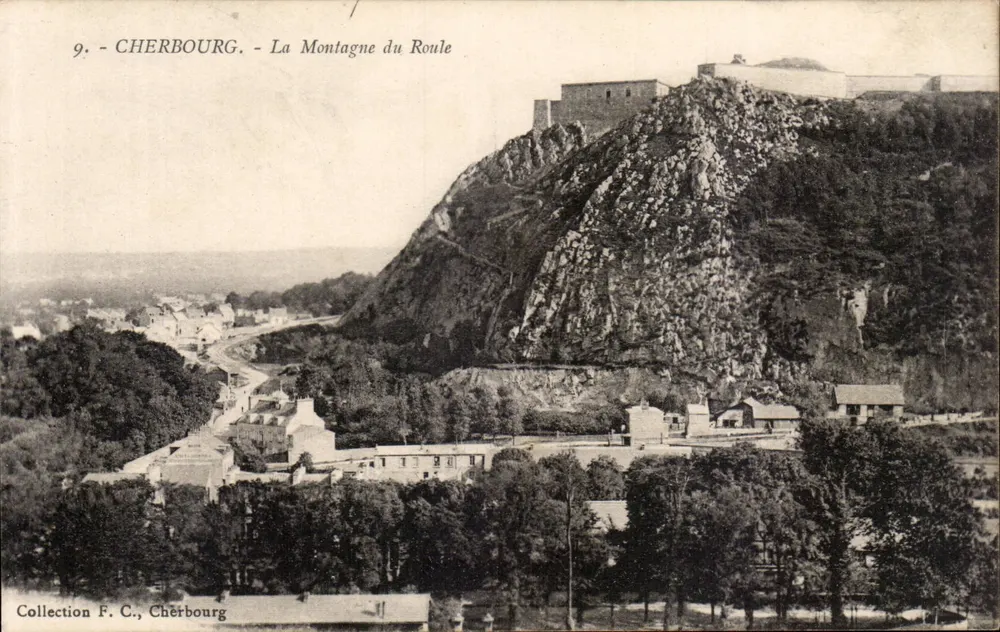Cherbourg - A Montanha do Roule — Coleção F. C., Cherbourg - Frente
