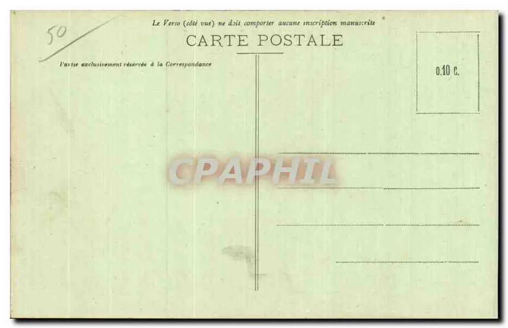 Cherbourg - A Montanha do Roule — Coleção F. C., Cherbourg - Verso