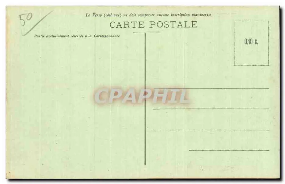 Cherbourg - Der Avant-Port und der Kai von Coligny — Sammlung F. C., Cherbourg, Nr. 33 - Rückseite