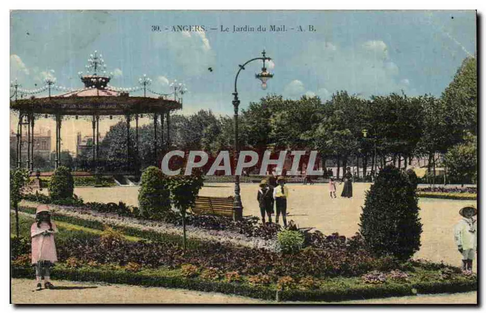 Angers — O Jardim do Mail — A. B. - Frente