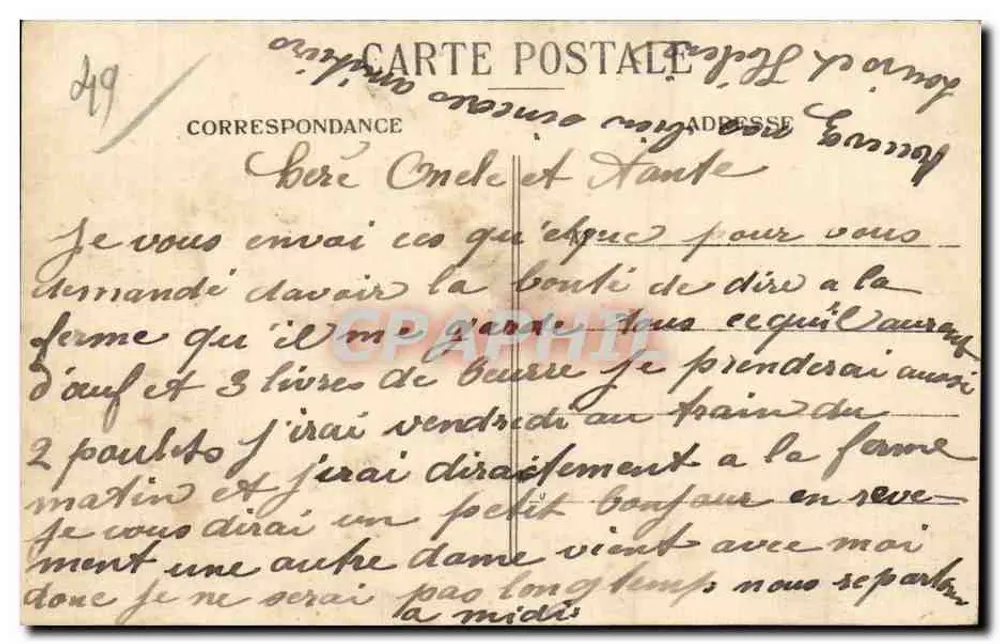 Angers — O Jardim do Mail — A. B. - Verso