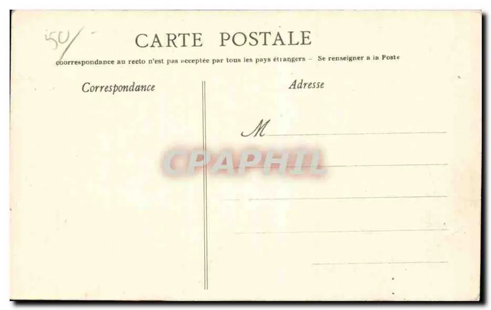 Granville — Visão geral da Praia — G.M. - Verso