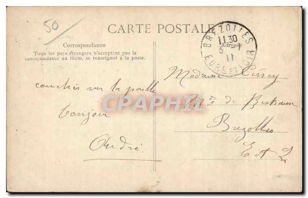 Carentan (Manche) — A Igreja — Editor E.P.D. - Verso