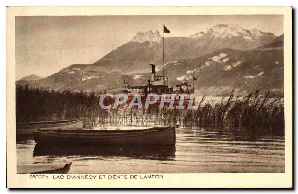 Lago de Annecy e Dentes de Lanfon — n°25007c - Frente