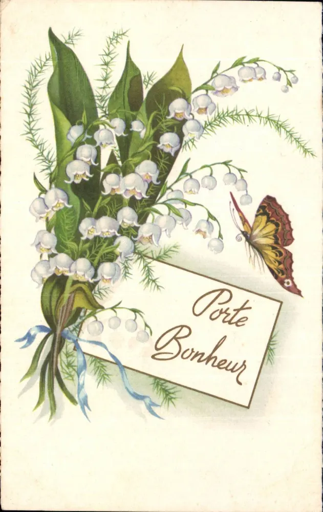 Büschel von Mohnblumen — Porte Bonheur — M.D. Paris, Serie 3615 - Vorderseite