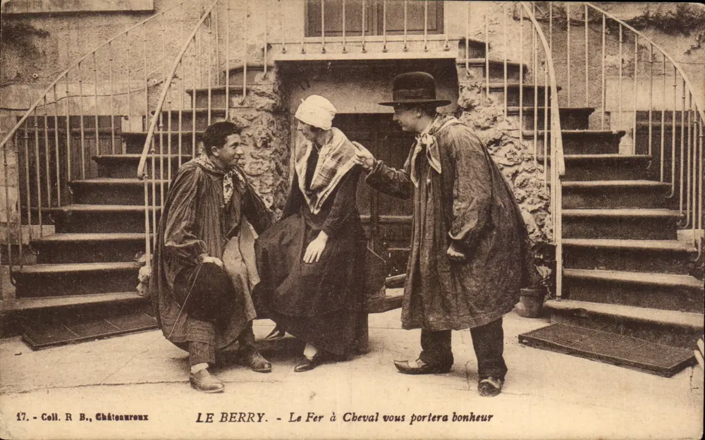 Das Berry — Das Eisenpferd bringt Ihnen Glück — Sammlung R. Châteauroux n°17 - Vorderseite