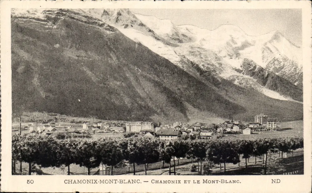Chamonix-Mont-Blanc — Chamonix e o Mont-Blanc — ND - Frente