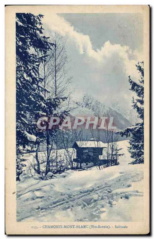Chamonix-Mont-Blanc (Haute-Savoie) — Solitude — F. Monnier, Photo-Sport - Frente