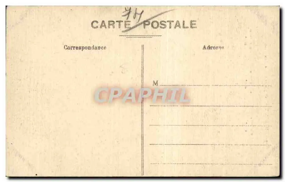 Chamonix - Vista geral e o Mont-Blanc — n° de série 899 - Verso