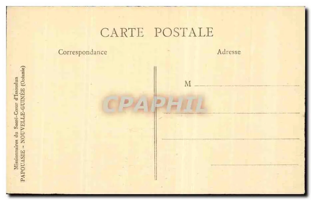 Port-Léon — Allgemeiner Blick — Missionare des Heiligen Herzens von Ésaulun (Ozeanien) - Rückseite