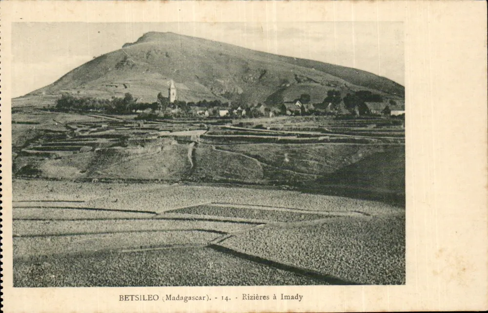Betsileo (Madagascar) — Reisterrassen in Imady — n°14 - Vorderseite