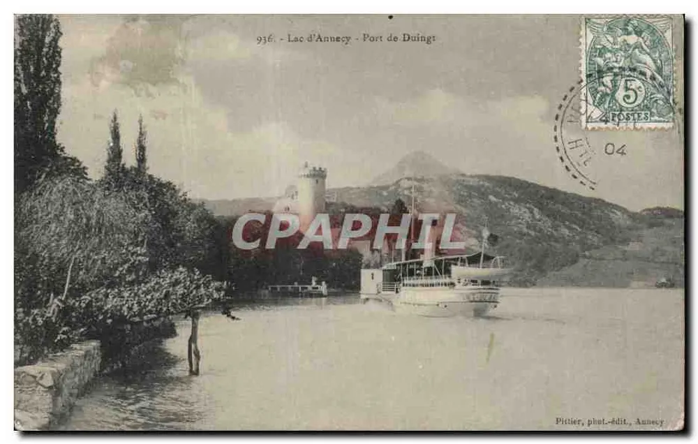 Lago de Annecy - Porto de Duingt — Pittier, fot.-edit., Annecy, n° 936 - Frente