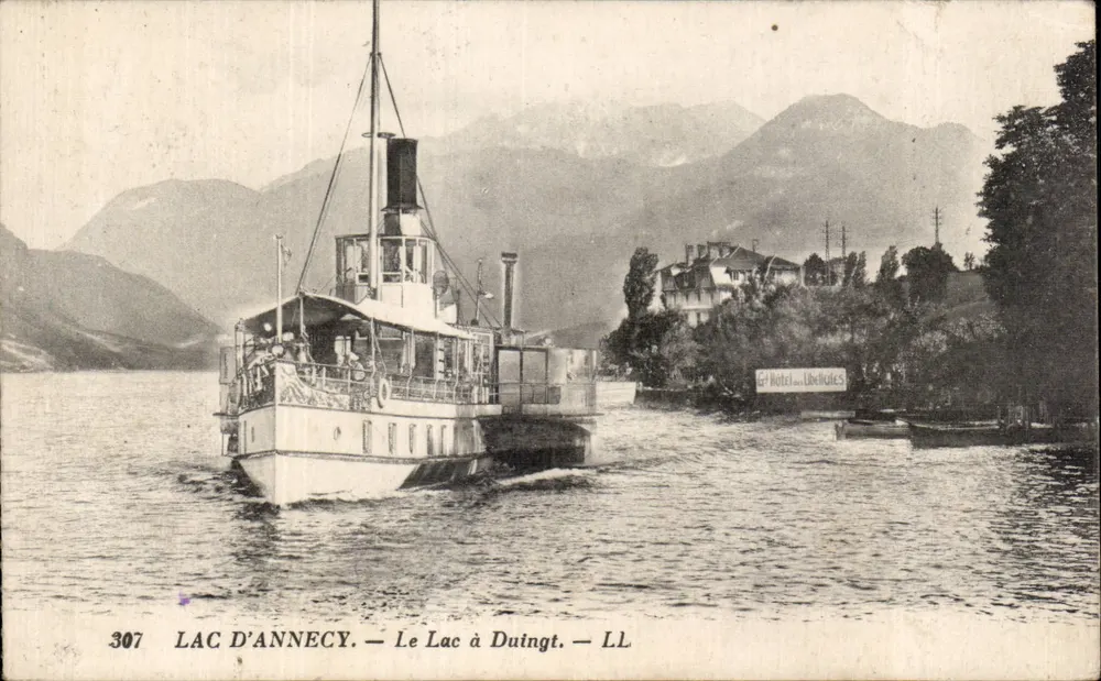 LAC D'ANNECY — O Lago em Duingt — LL - Frente