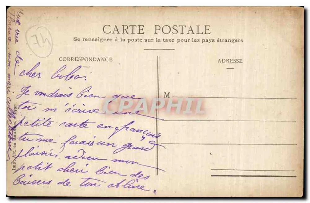 Evian-les-Bains — Visão Geral — Géo Perrot, n°37 - Verso