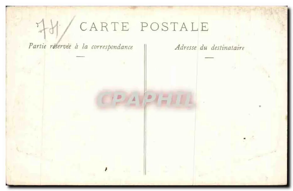 Evian-les-Bains — Visão da Lua — Coleção da Fonte Cachat, n°90 - Verso