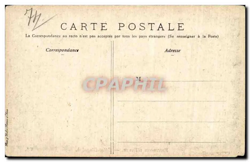 Environs d'Évian — Saint-Gingolph — Éditeur : Collection de la Poste, n° 98 - Verso