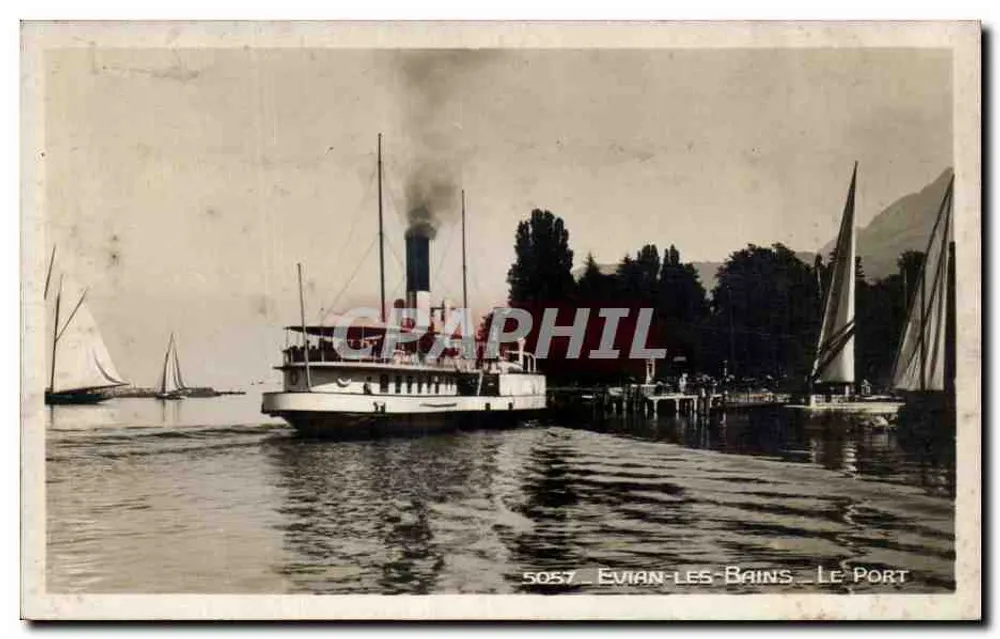 Evian-les-Bains — O Porto — Société Graphique Neuchâtel, n° 5057 - Frente