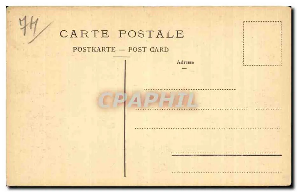 Evian-les-Bains - O Hotel Royal-Hôtel — Coleção Maurice Coudou, n°85 - Verso