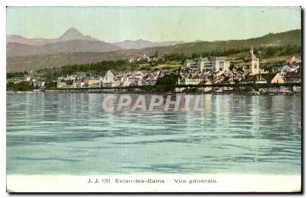 Évian-les-Bains — Vista geral — J. J. 131 - Frente