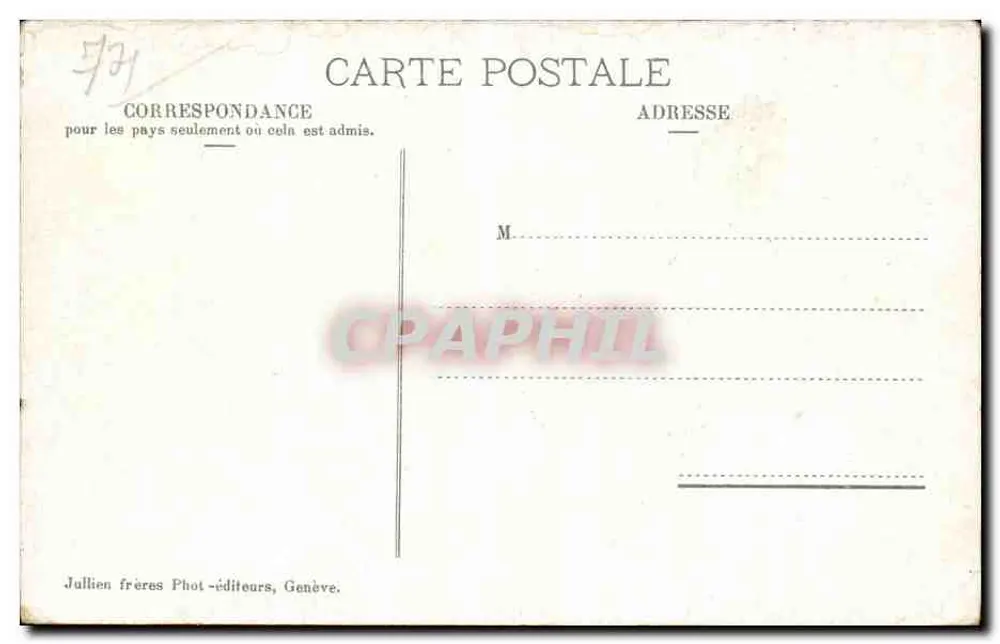 Évian-les-Bains — Vista geral — J. J. 131 - Verso