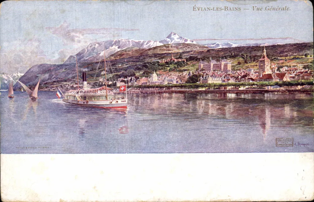 Évian-les-Bains — Vista Geral — Baïlo & Cuscois, Puteaux - Frente