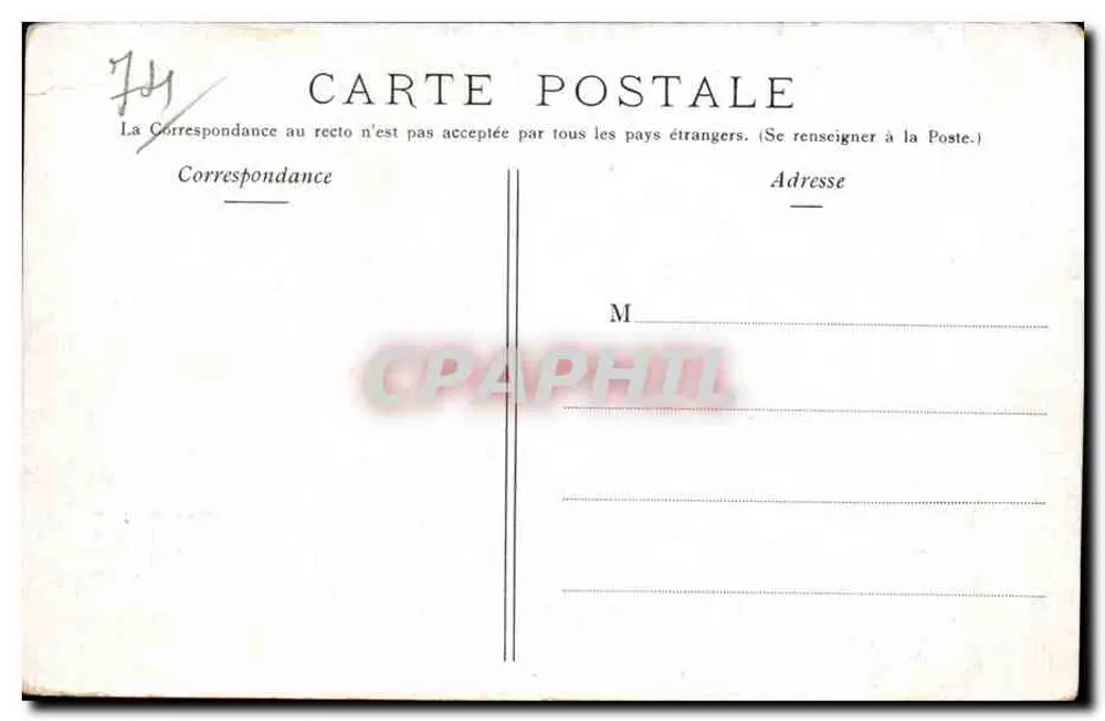 ÉVIAN-LES-BAINS, ilustrado pela Fonte CACHAT — Edição Frères DURBIL - POTTAVAU - Verso