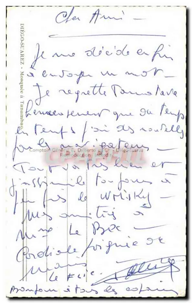 Mosquée à Tamambou — éditeur DÍEGO-STARÉZ - Rückseite