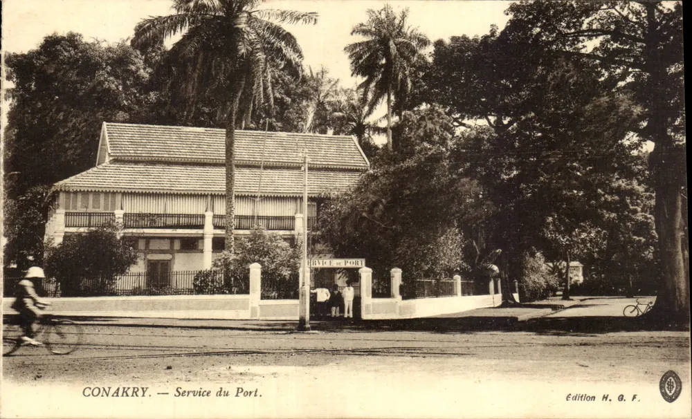 Conakry — Serviço do Porto — Edição H. Q. F. - Frente