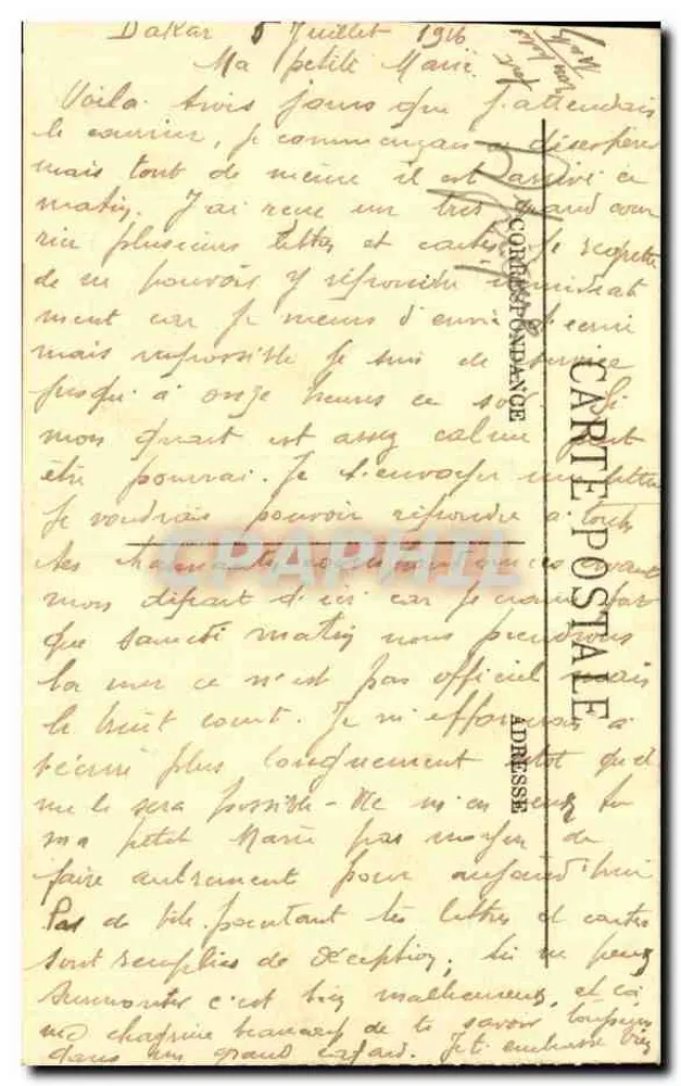 Conakry — Serviço do Porto — Edição H. Q. F. - Verso