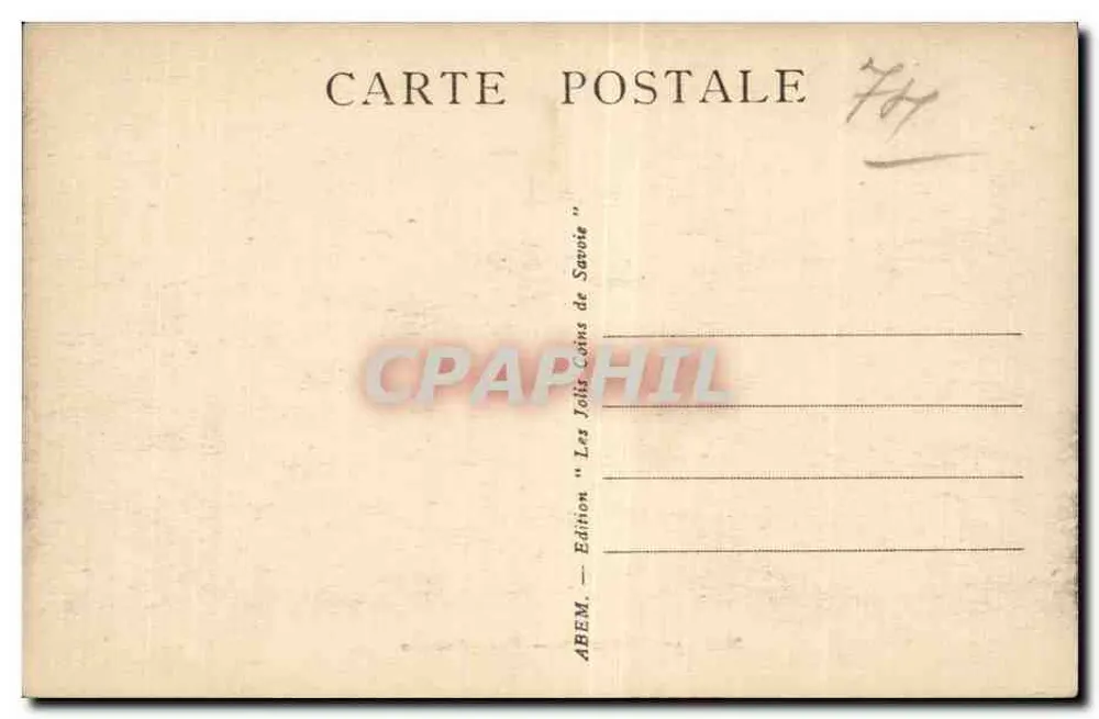 लेस हौचेस — सामान्य दृश्य — 3910 — एबीएम के संस्करण - पीछे