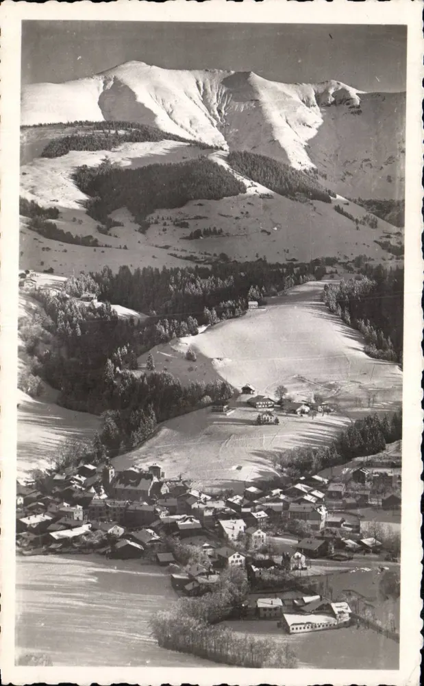 Mégeve — Wintersportort und Mount Joly — L. Norand, Fotograf (Haute-Savoie) - Vorderseite
