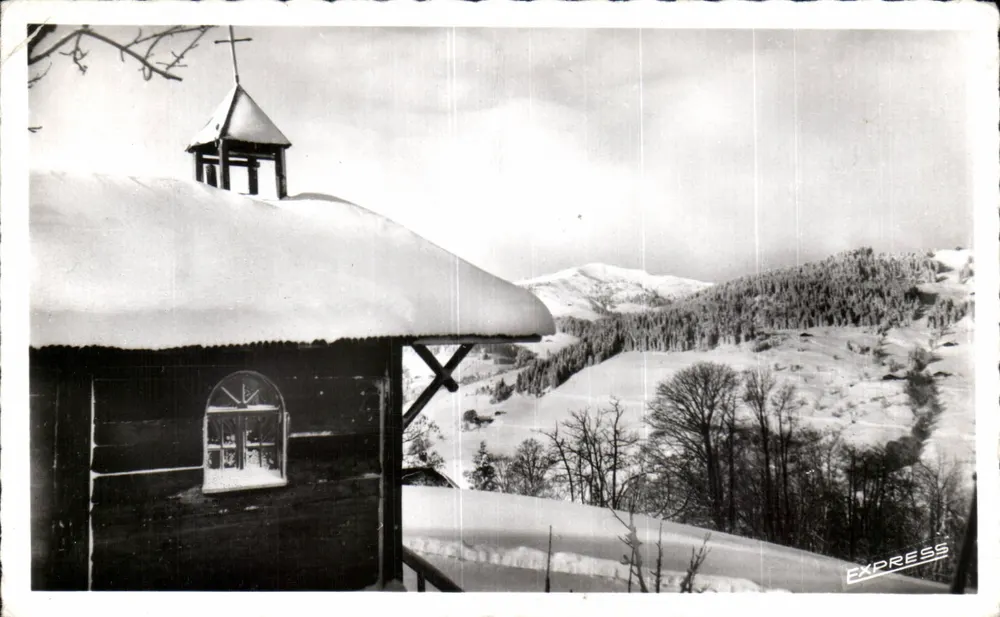 Schneekapelle — Mégeve — Verlag J. Le Marigot - Vorderseite