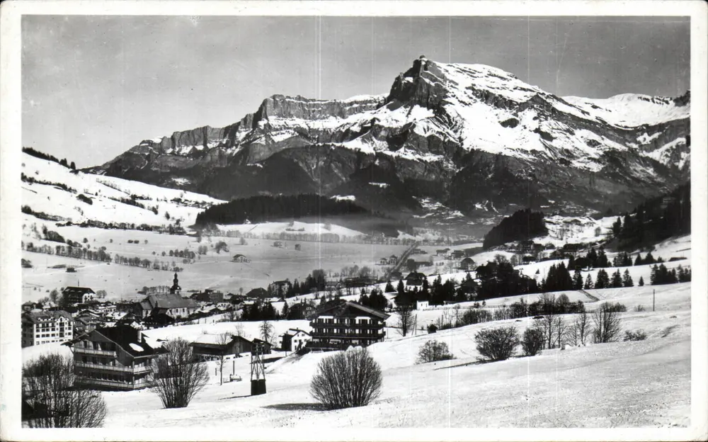 Mégeve (1113 m) — Winterstation — L. Morand, Fotograf, Mégeve (Haute-Savoie) - Vorderseite