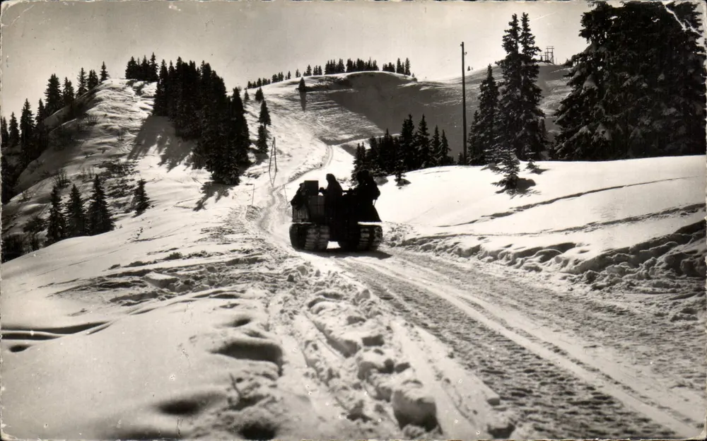 Mégeve l'Ensoleillée — Caminho da Alpette — Éd. Cellard - Frente