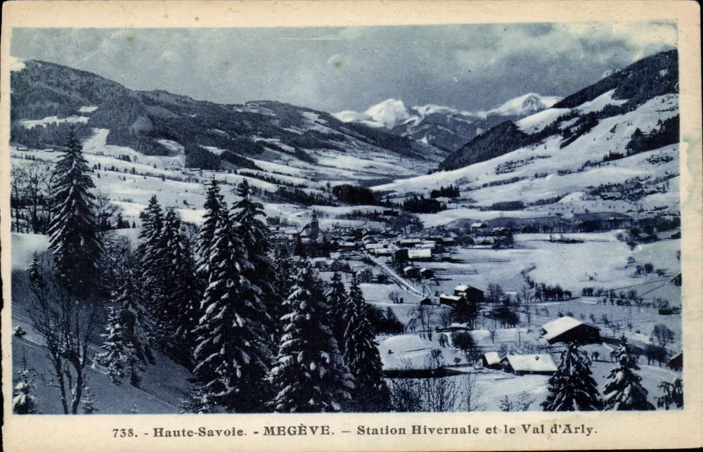 Megève — Wintersportort und das Tal d'Arly — Haute-Savoie — n°738 - Vorderseite