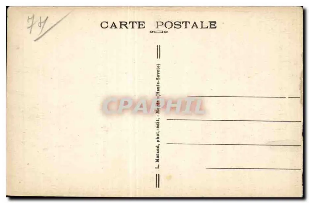 Megève — Wintersportort und das Tal d'Arly — Haute-Savoie — n°738 - Rückseite