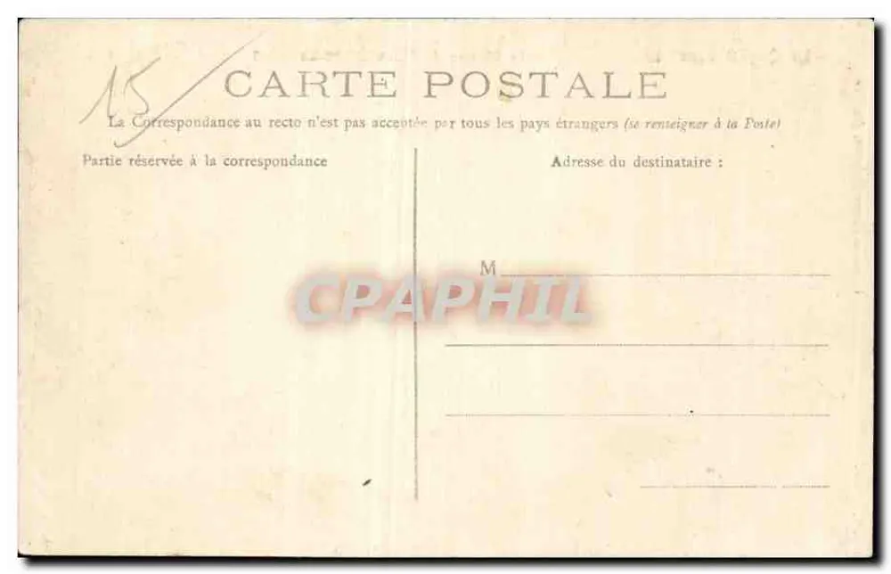 Schloss CLAVIÈRES-AYRENS — Verlag Le Cantal Illustré, Librairie Pierre Malroux, Aurillac - Rückseite