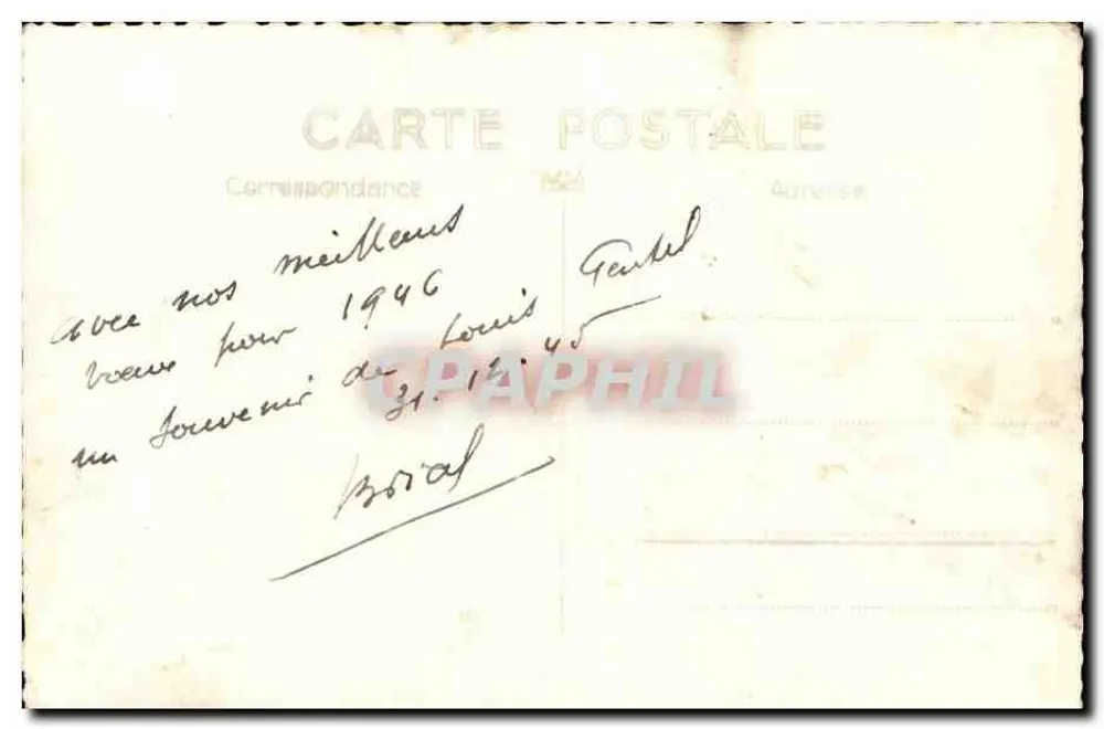 Le Casino — bâtiment au bord d'un étang — A. Monier - Verso