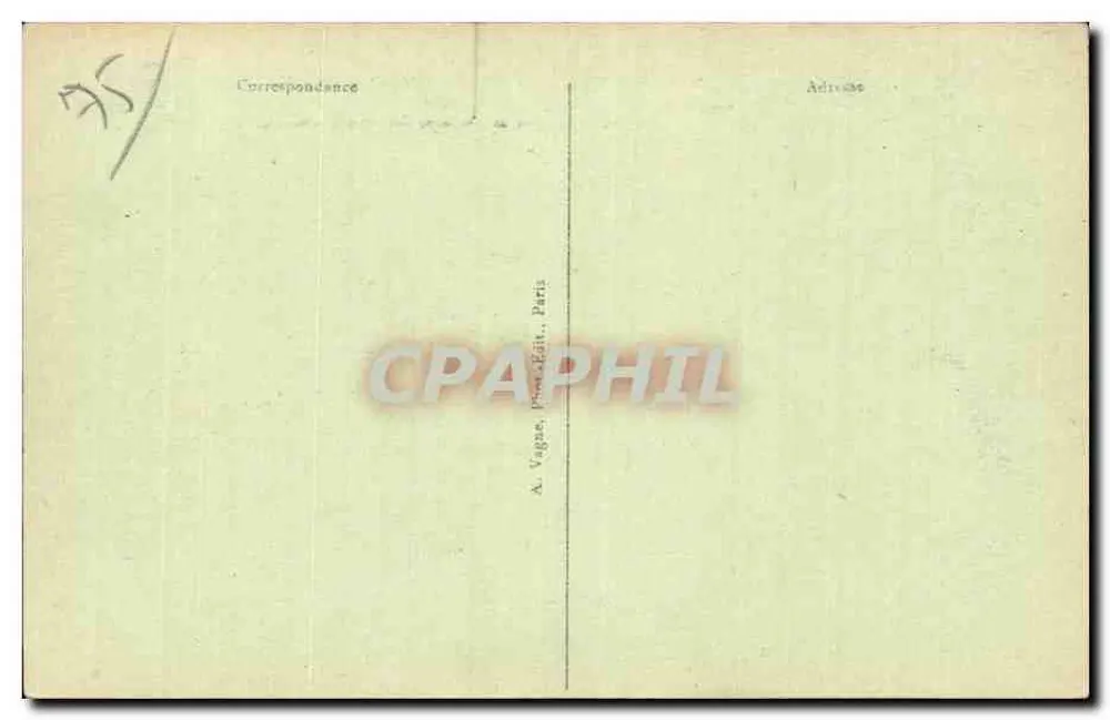 Paris - Igreja de São Eustáquio - Fachada principal — J. H. editor, n° 205 - Verso
