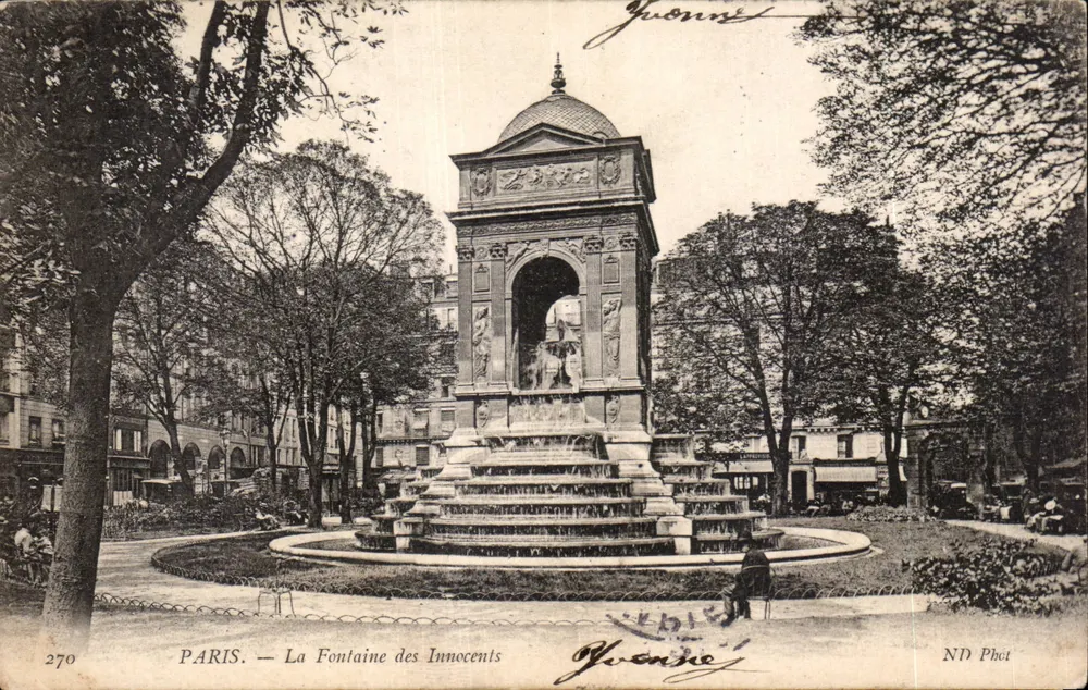 PARIS — A Fontaine des Innocents — ND Phot, n°270 - Frente