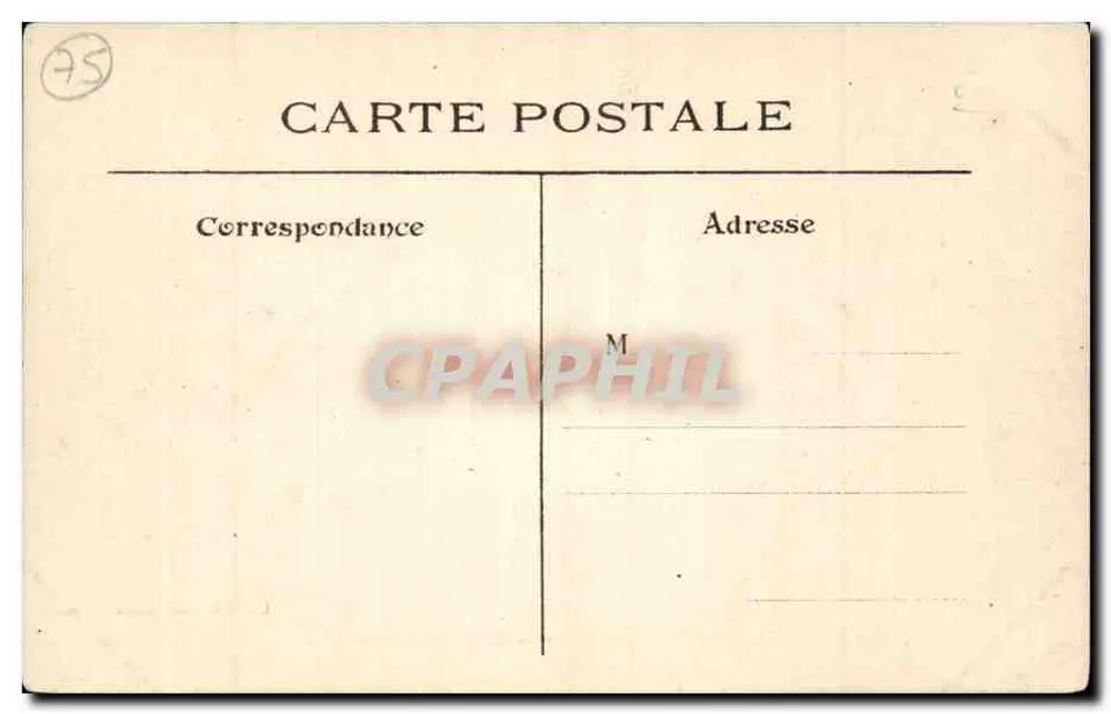 A Seine através de Paris — A Seine em Austerlitz — L. I. & Cie, editora, Augoualême-Paris - Verso
