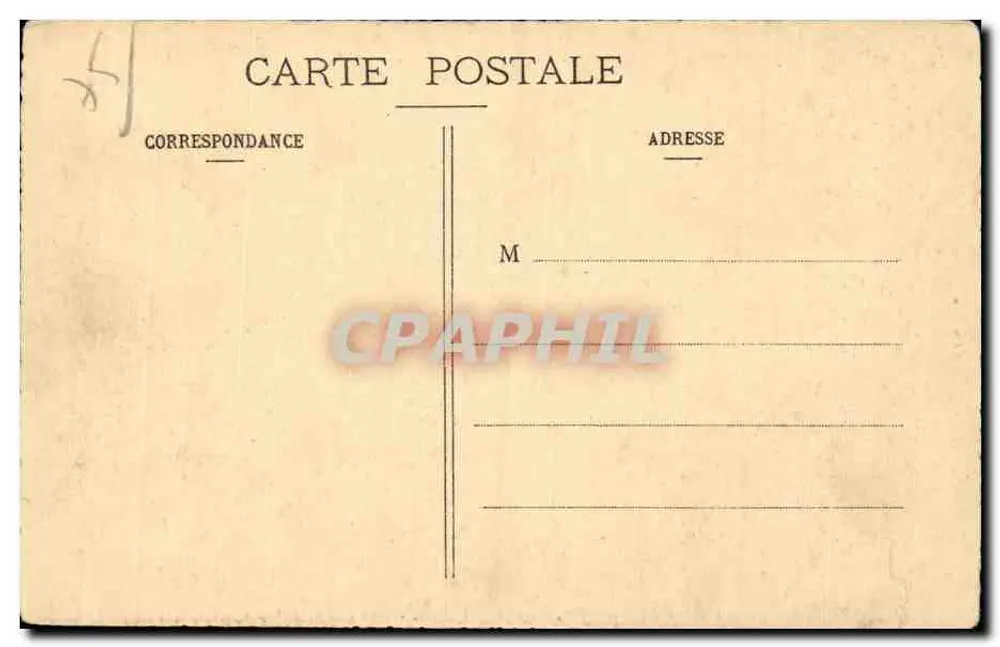 Schule Massillon, Paris — Ansicht der Île Saint-Louis — L. Frém, Neuilly-Paris - Rückseite